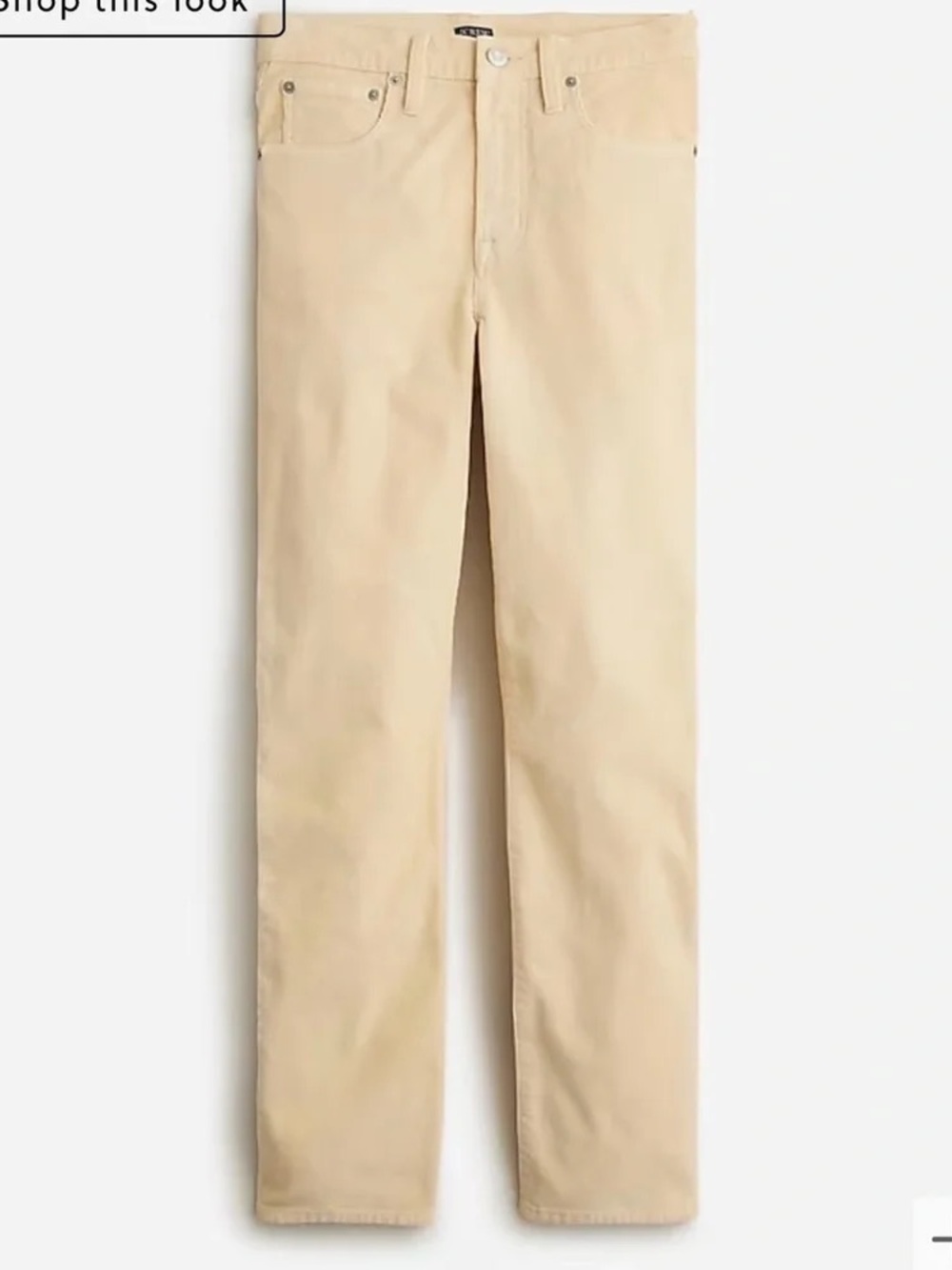 J Crew Vintage Slim-straight Corduroy Pant